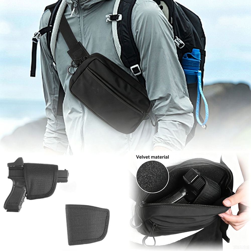 Edc Concealed Carry Fanny Pack - Concealed Carry Waist Bag Tactical Fanny
