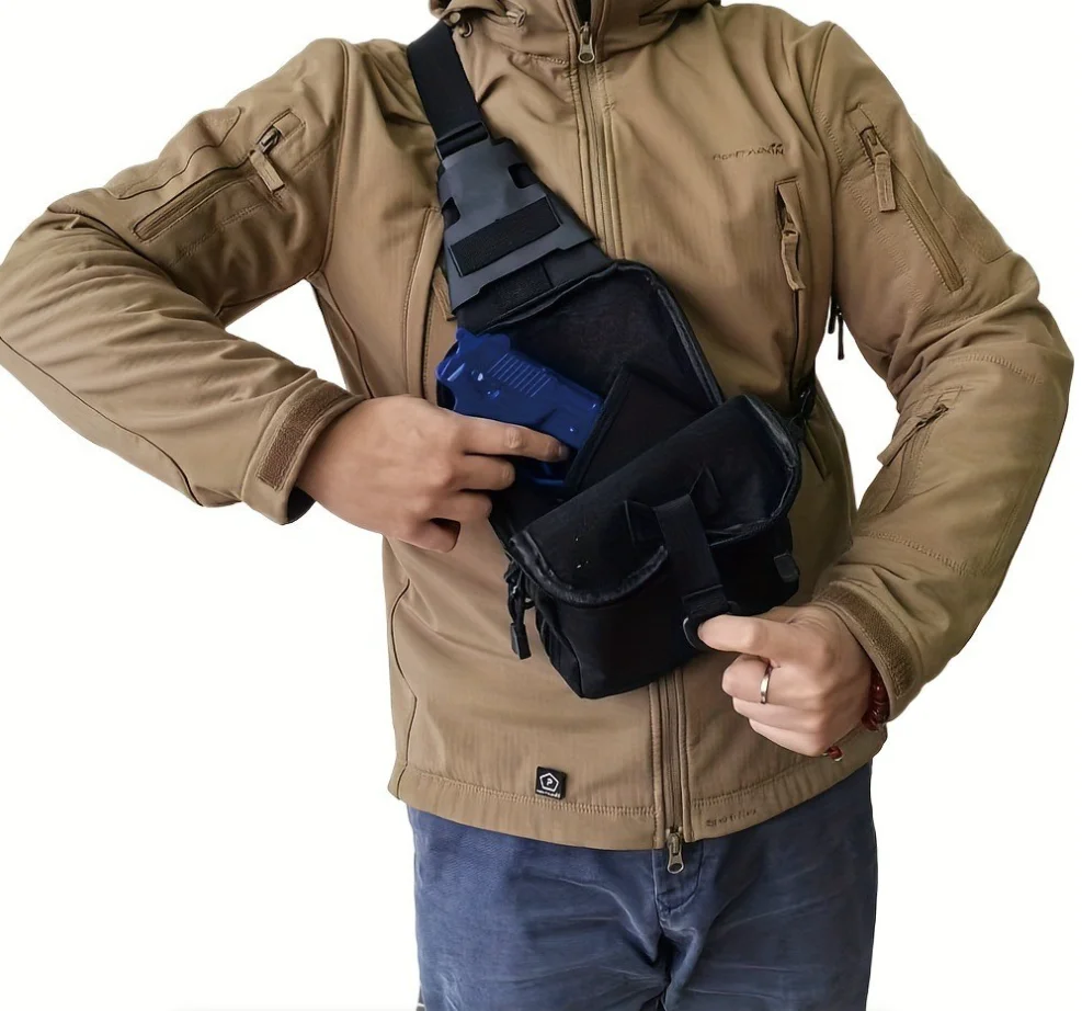 Tactical Sling Bag Concealed C - Edc Concealed Carry Fanny Pack recension och pris