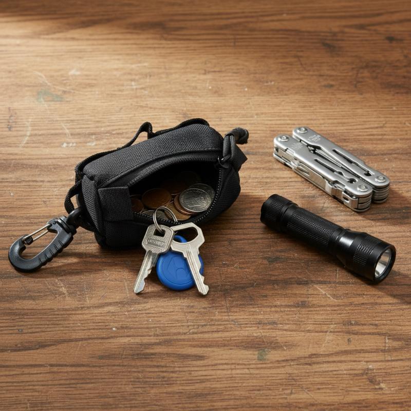 Outdoor EDC Pouch, Zipper Key  - Edc Carry Pocket recension och pris