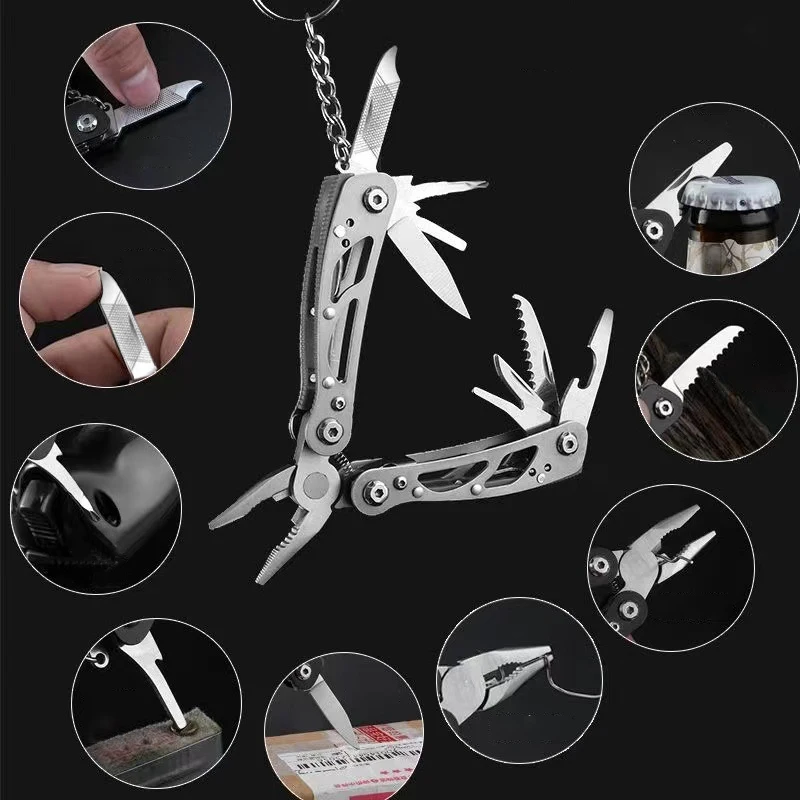 MuqiNush 12 In 1 Mini Keychain - Edc Carry Pliers recension och pris