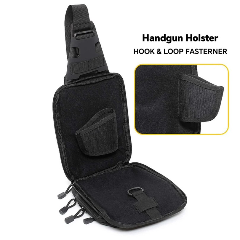 Tactical Sling Bag Concealed C - Edc Concealed Carry Fanny Pack recension och pris