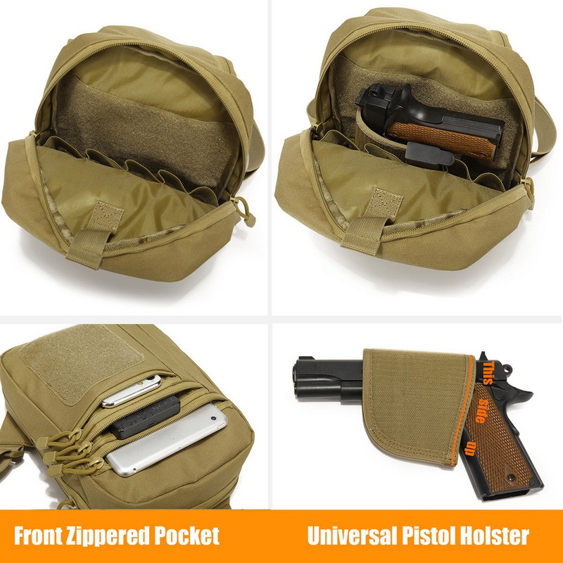 New Tactical Chest Bag Pistol  - Edc Carry Backpack recension och pris