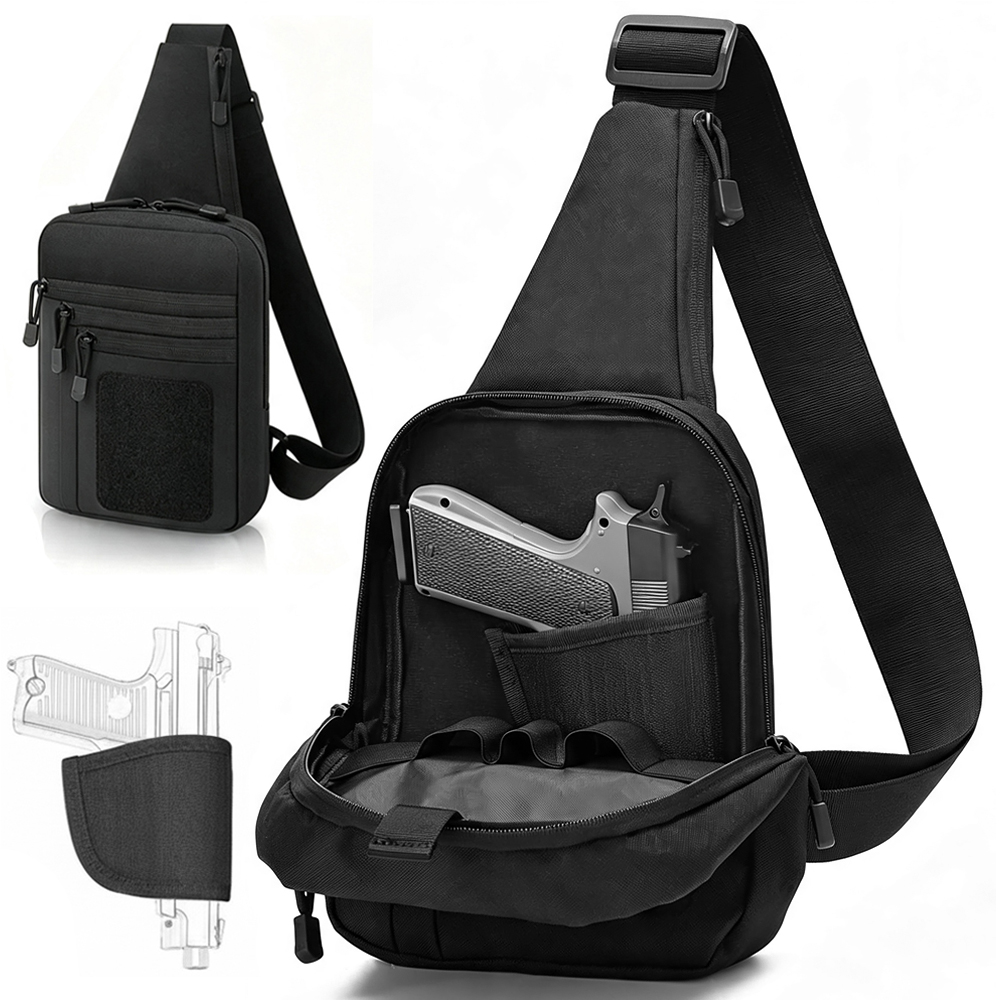 Concealed Carry Chest Gun Bag  - Edc Pistol Carry Bag recension och pris