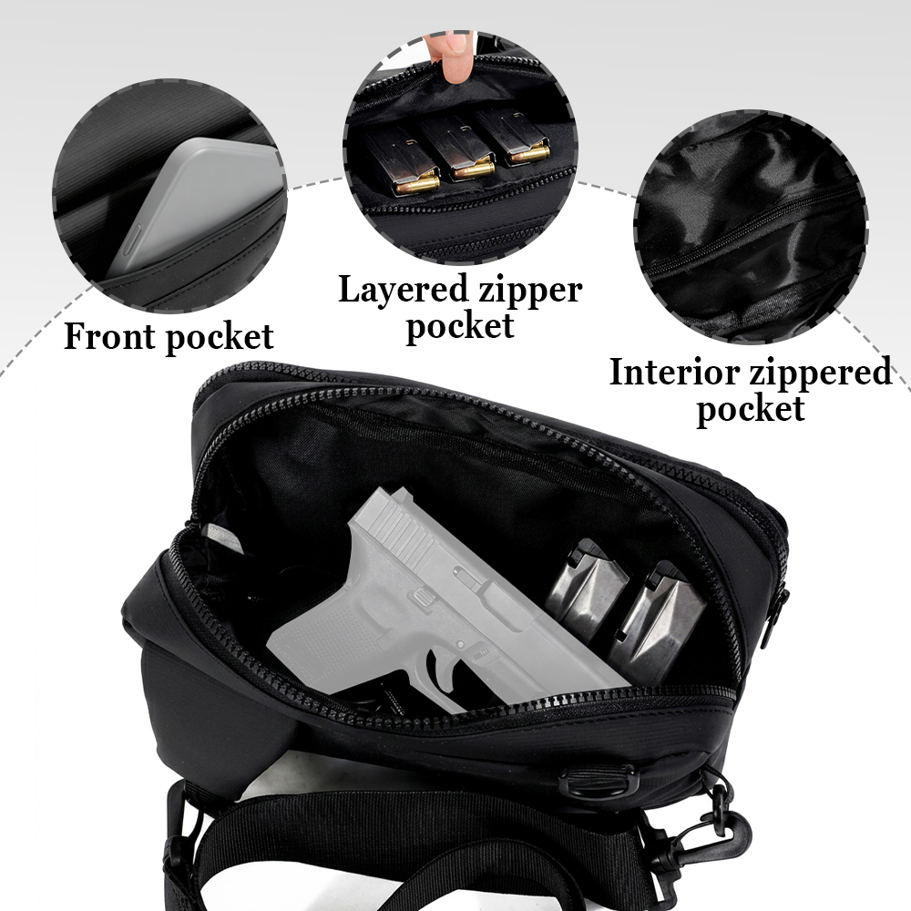 Tactical Pistol Gun Bag Concea - Edc Carry Backpack recension och pris