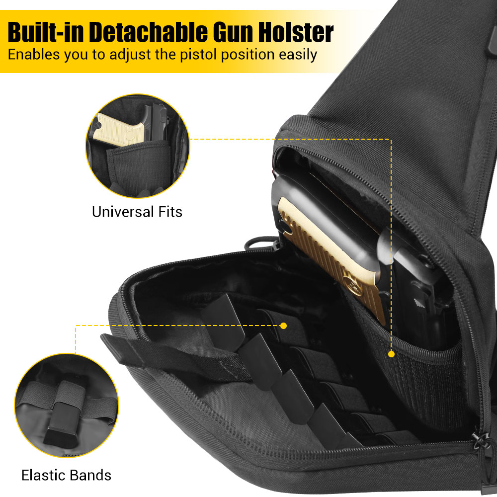 Tactical Pistol Gun Bag Concea - Edc Pistol Carry Bag recension och pris