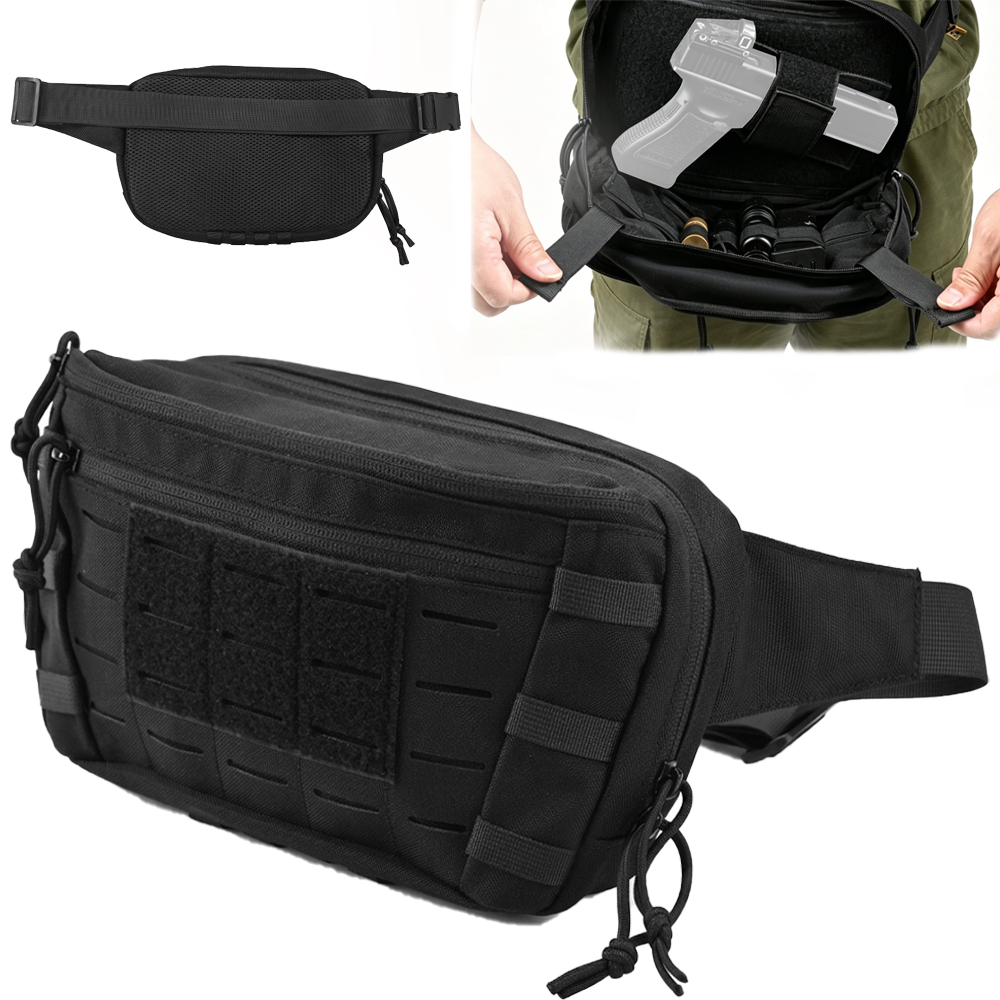 Tactical Pistol Waist Bag CCW  - Edc Concealed Carry Fanny Pack recension och pris