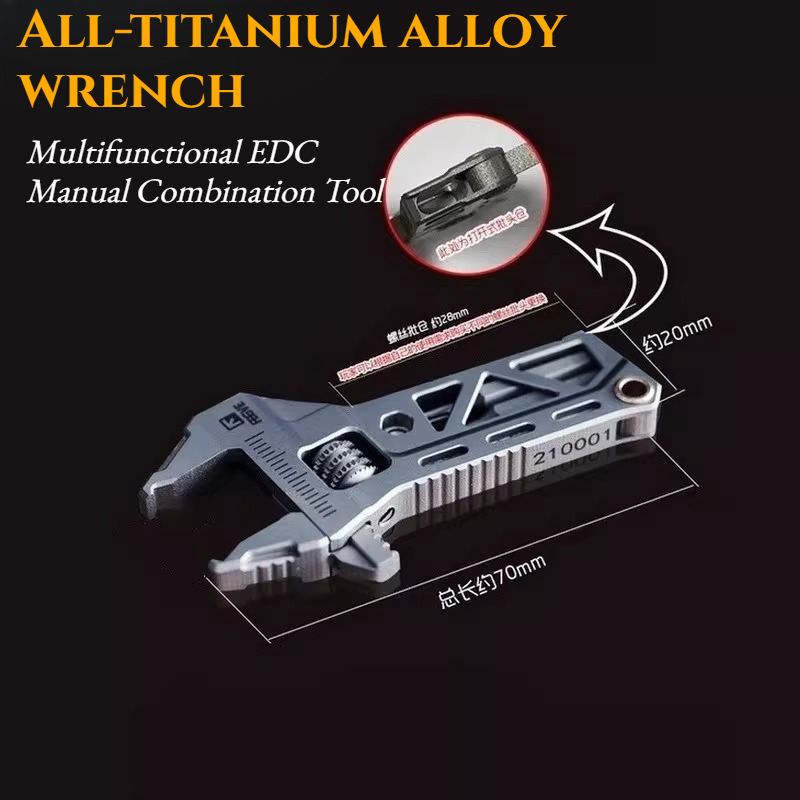 TC4 All-titanium Alloy Wrench  - Edc Carry All recension och pris