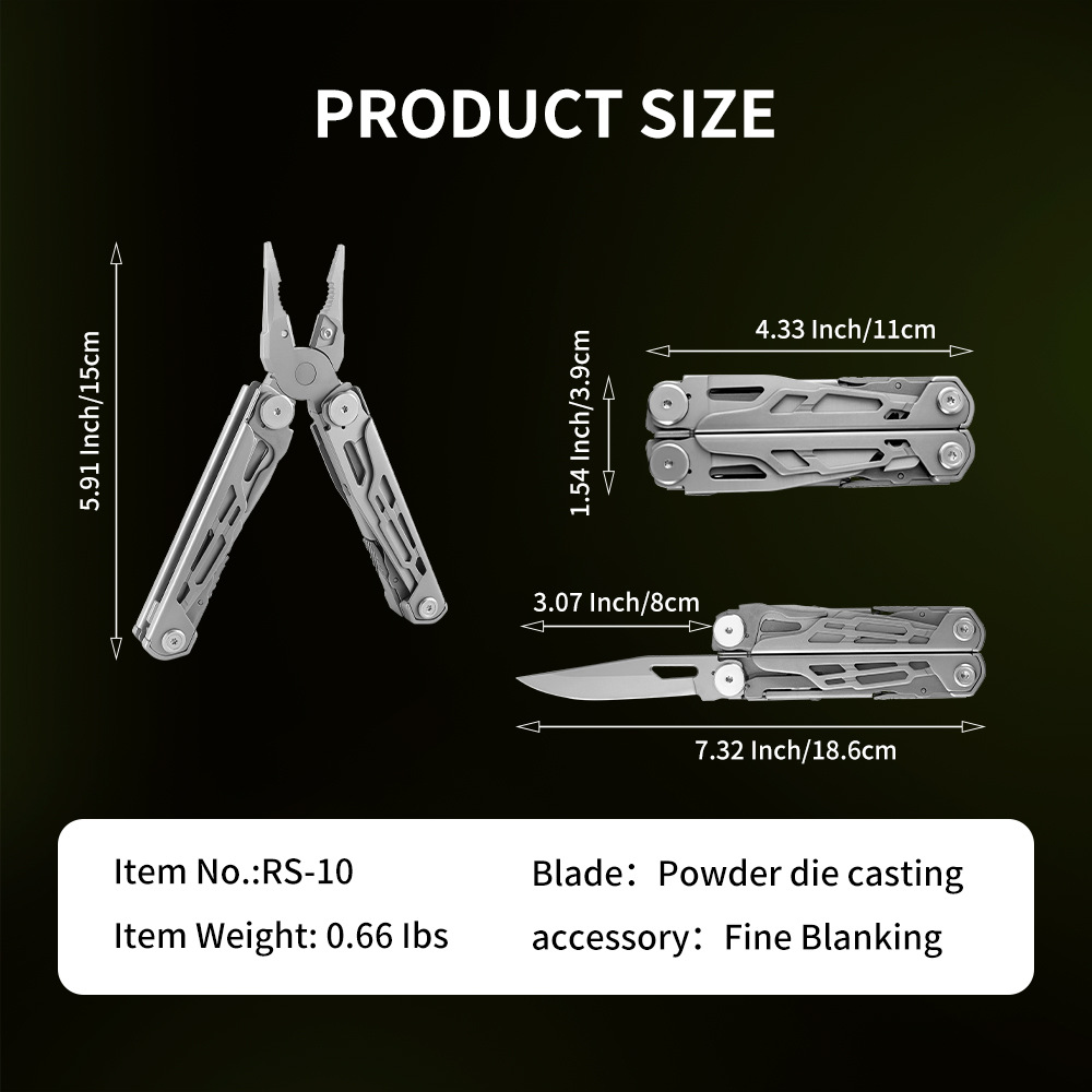 19 in1 Multitool Pliers Foldin - Edc Carry Pliers recension och pris