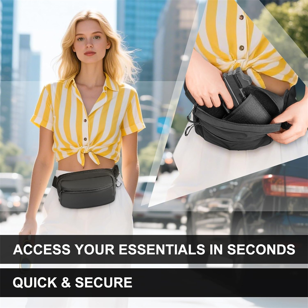 Concealed Carry Gun Bag Pistol - Edc Concealed Carry Fanny Pack recension och pris