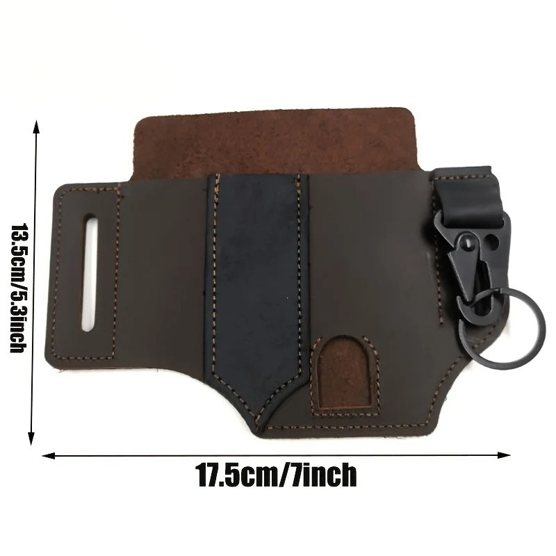 PU Leather EDC Belt Multitool  - Edc Carry Pocket Pouch recension och pris