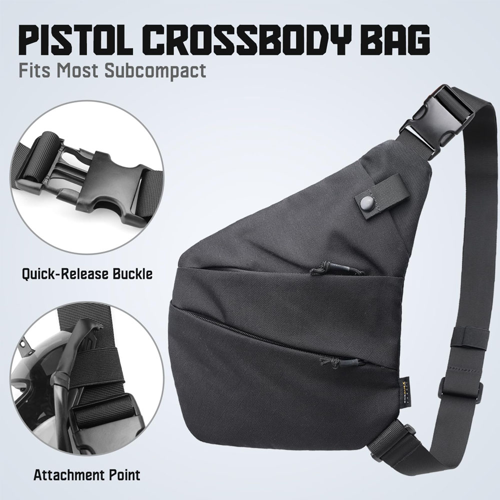 Tactical Concealed Gun Carry B - Edc Pistol Carry Bag recension och pris