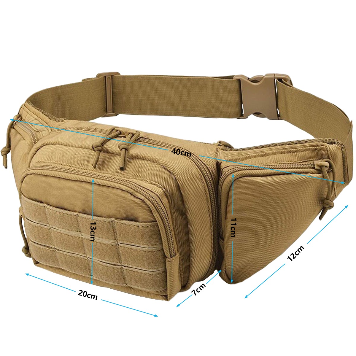 Tactical Mini Waist Pouch EDC  - Edc Carry Backpack recension och pris