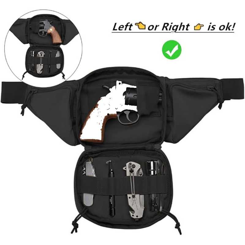 Fanny Pack Waterproof Molle ED - Edc Concealed Carry Fanny Pack recension och pris