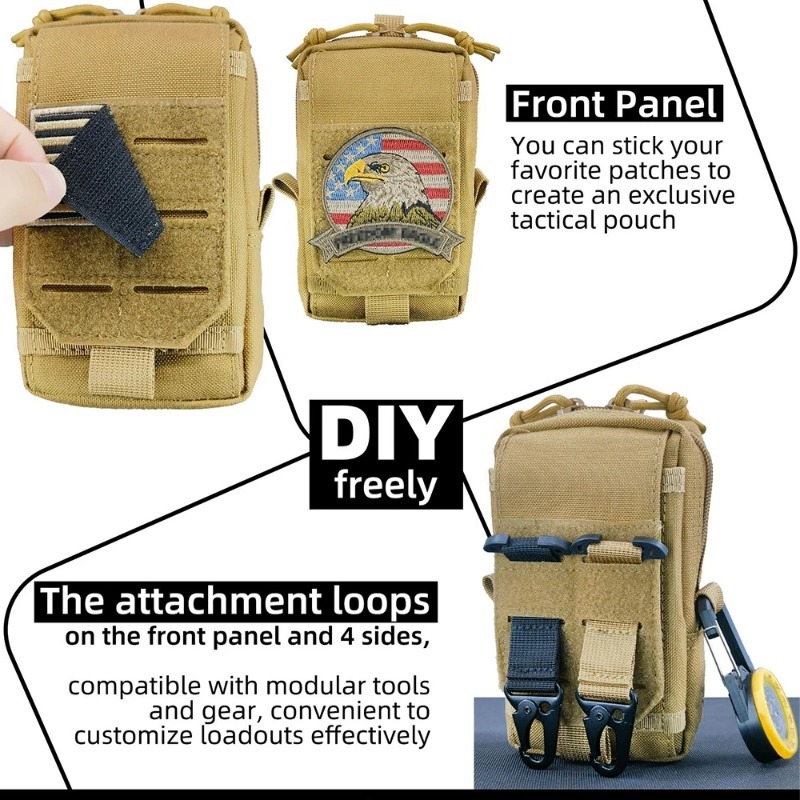 Tactical MOLLE EDC Utility Wai - Edc Carry Holster recension och pris