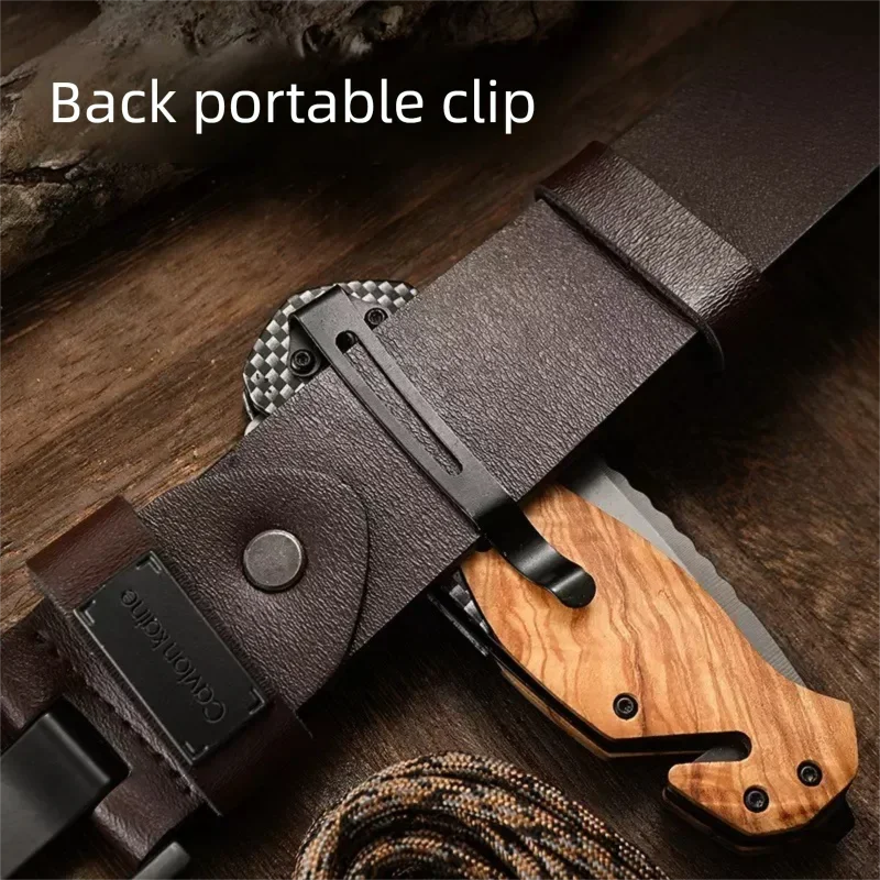 Damascus Pattern Folding Knife - Edc Daily Carry recension och pris