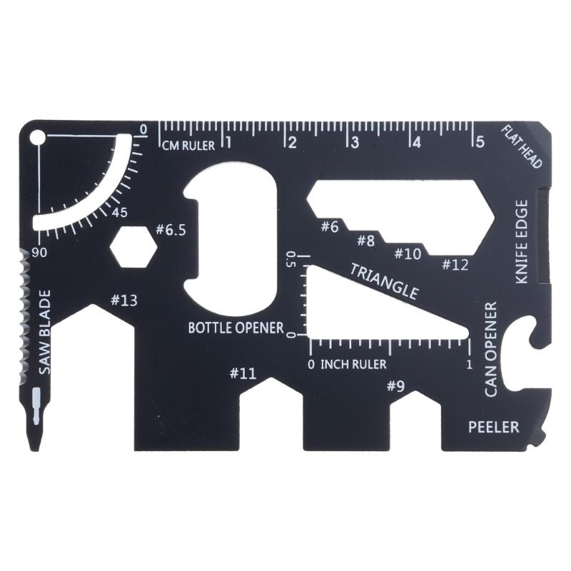 Portable 15 in 1 Survival Card - Multitool Credit Card recension och pris