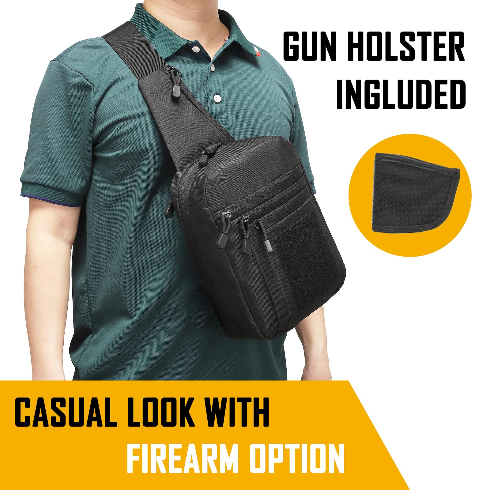 Concealed Carry Crossbody Bag  - Edc Carry Pack recension och pris