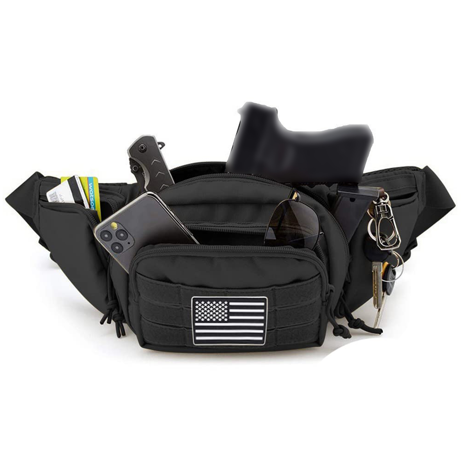 Tactical Fanny Pack Gun Holste - Edc Concealed Carry Fanny Pack recension och pris